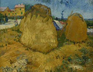 Getreideschober in der Provence